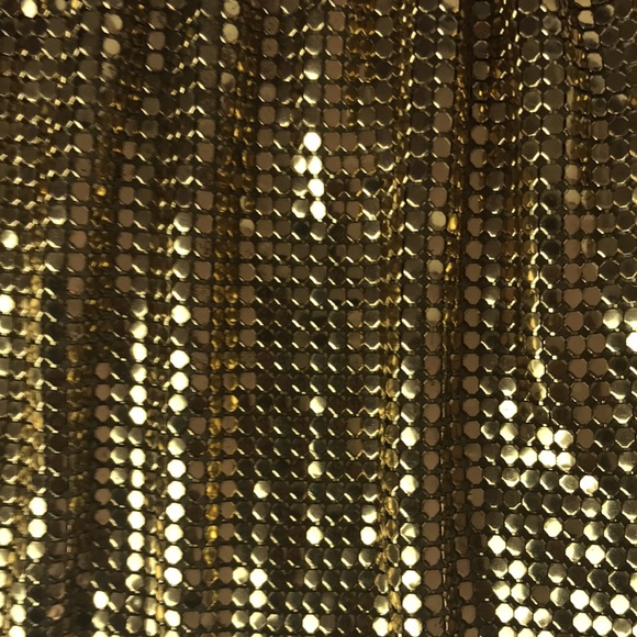 Vintage Whiting and Davis Co gold mesh bag - Picture 4 of 9